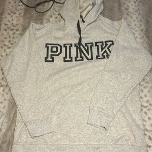 NWOT Pink Hoodie in Grey